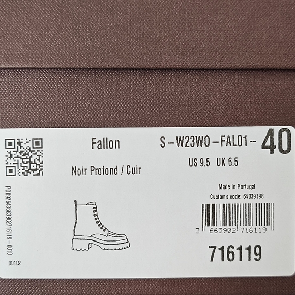 BOBBIES PARIS Fallon Boot in Deep Black size 40FR / 9.5US - Picture 12 of 15